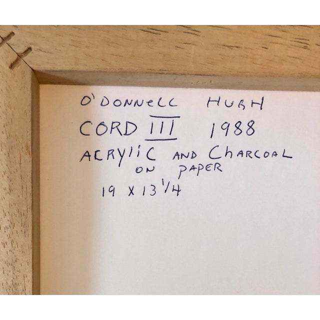 Plastic Hugh O'Donnell, 1980s Abstract Expressionist Pop Art Painting Collage, Assemblage Hugh O'Donnell, 1988 For Sale - Image 7 of 15