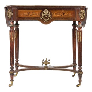 Napoleon III Opening Side Table, Mid-19th Century For Sale