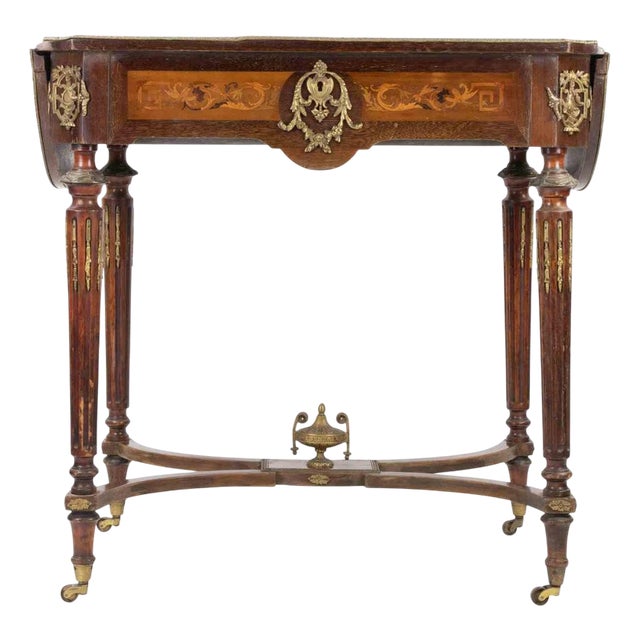 Napoleon III Opening Side Table, Mid-19th Century For Sale