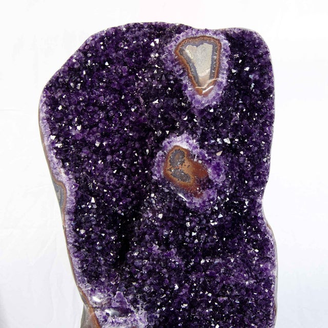 Amethyst Cluster on Stand, 75 Pounds, 50 Inches (#H0375 Uruguay) For Sale In Greenville, SC - Image 6 of 8