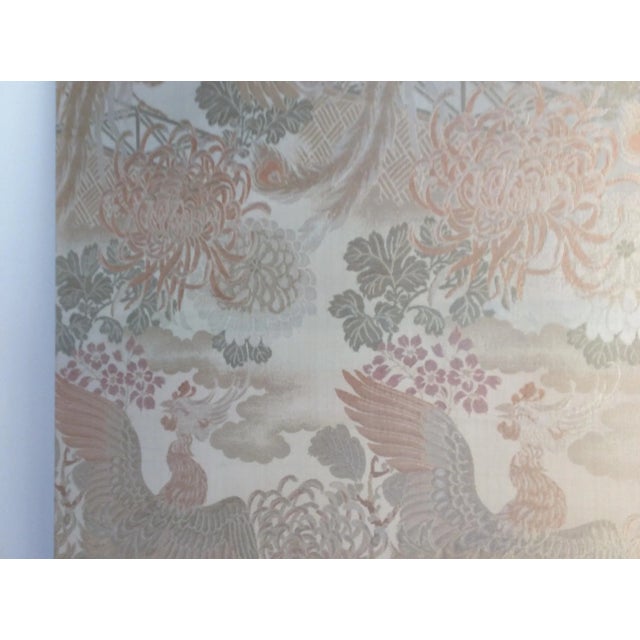 Japanese Antique Japanese Textile Panels - A Pair For Sale - Image 3 of 7