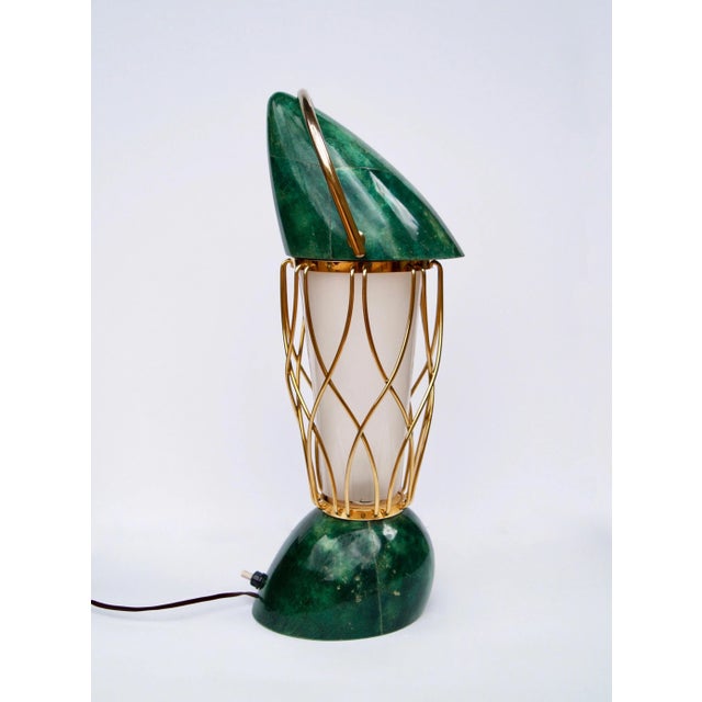 1950s Mid-Century Table Lamp by Aldo Tura for Aldo Tura Milano, 1950s For Sale - Image 5 of 8