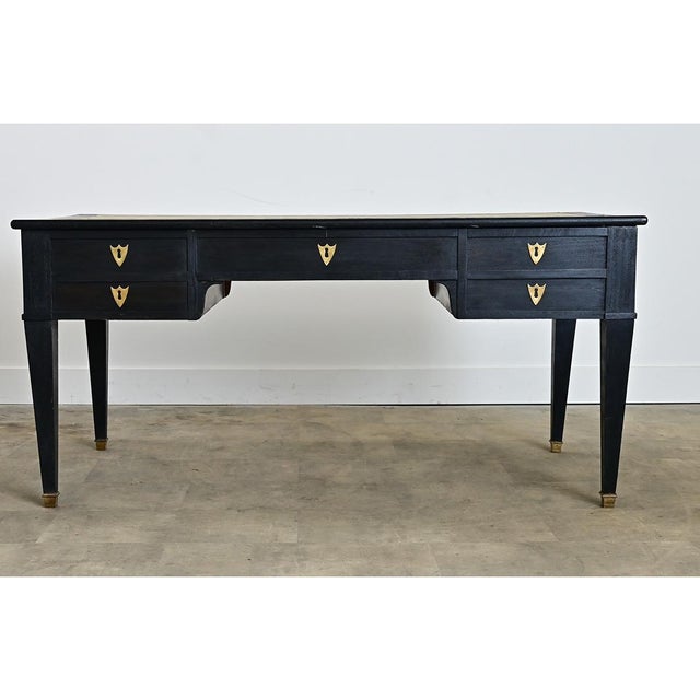 French 19th Century Directoire Style Ebonized Desk For Sale - Image 14 of 14