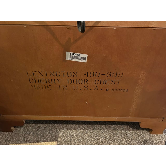 2000 - 2009 Lexington Cherry Armoire For Sale - Image 5 of 5