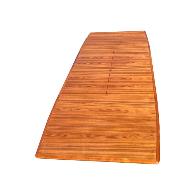 1970s Vintage Falster Danish Teak Extendable Butterfly Danish Dining Table Mid Century Modern For Sale - Image 5 of 11