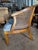 Mid 20th Century Blue Tufted Cane Back Barrel Chair For Sale - Image 12 of 13