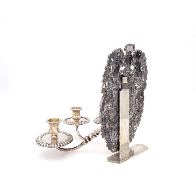 Pair of Charles I Style Sconces, England Circa 1850 For Sale - Image 9 of 11