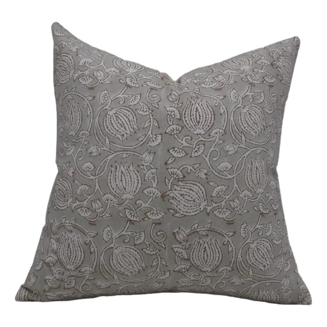 Fabdivine Block Print Decorative Throw Pillow Cover 12x20 Inch- 6Kamal For Sale