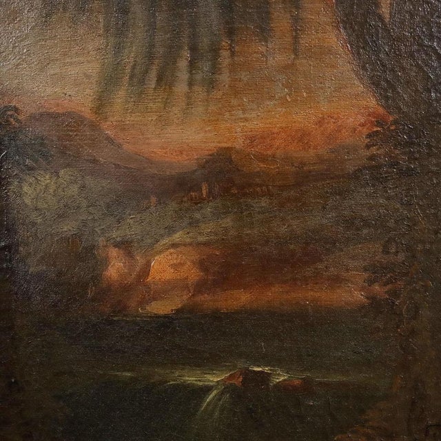 Rest on the Flight Into Egypt, 19th Century, Oil on Canvas For Sale - Image 6 of 11