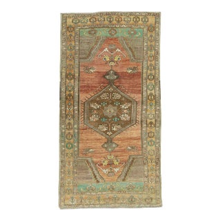 Turkish Vintage Runner Rug 4'5" x 8'4" For Sale