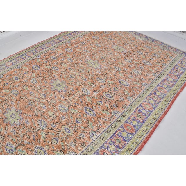 Home Living Turkish Vintage Rug For Sale - Image 10 of 10