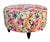 Late 20th Century Large Floral Foot Stool For Sale In Los Angeles - Image 6 of 10