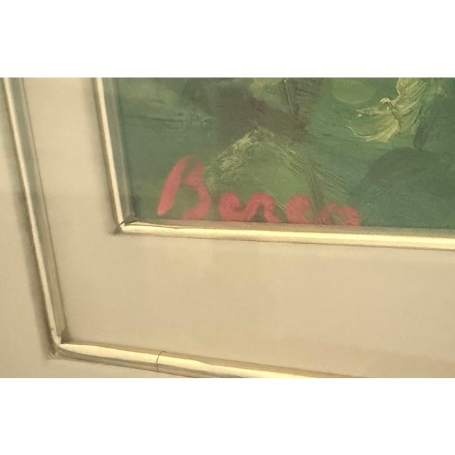 1950s Mid-Century Modern Impressionist Oil Painting by Dimitrie Berea For Sale - Image 4 of 5