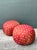 Vintage Geometric Fabric Poufs - Pair For Sale - Image 12 of 12