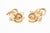 1950s Vintage 1950's Napier Gold Filled Clip on Dangle Earrings, Pair For Sale - Image 5 of 12