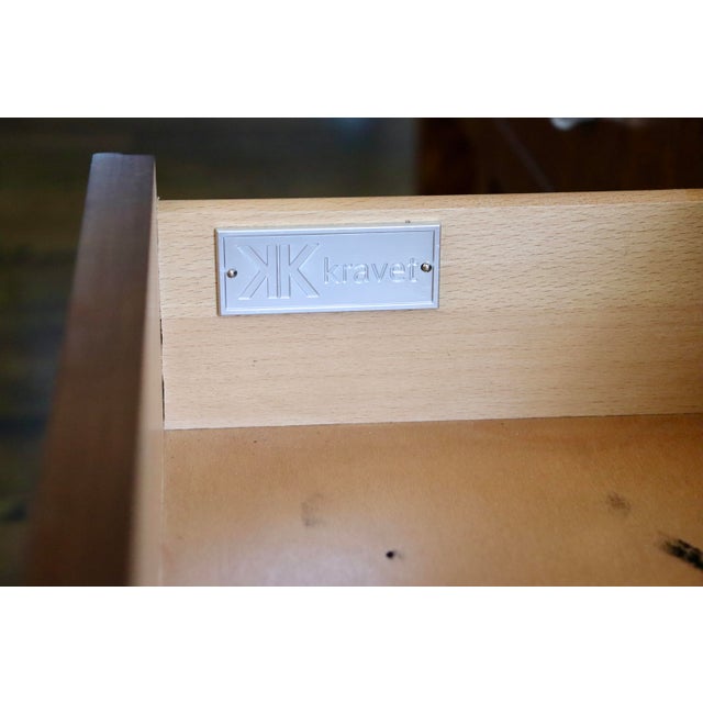 Kravet Walnut Coffee Table For Sale In Washington DC - Image 6 of 6