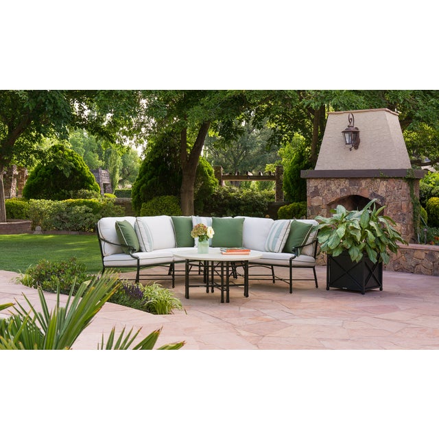 Brown Jordan Venetian Motion Lounge Chair, Mica frame with Fusion Taupe fabric For Sale - Image 11 of 11