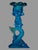 Mid 20th Century Vintage Cobalt Blue Figural Dolphin Pressed Glass Candlestick For Sale - Image 5 of 10