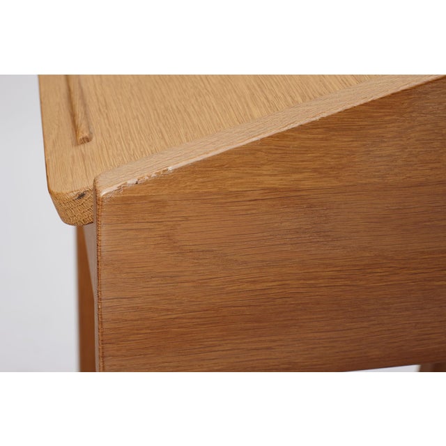 Oak Secretary Desk, Denmark, 1960s For Sale - Image 15 of 17