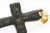 Antique Byzantine Cross with Gold Dangle 21K For Sale - Image 4 of 12