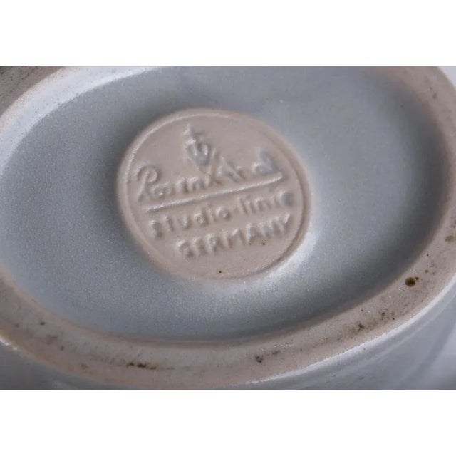 Ceramic Studio Line Sculptural Leaf Vase by Antje Bruggemann for Rosenthal, Germany, 1980s For Sale - Image 7 of 8