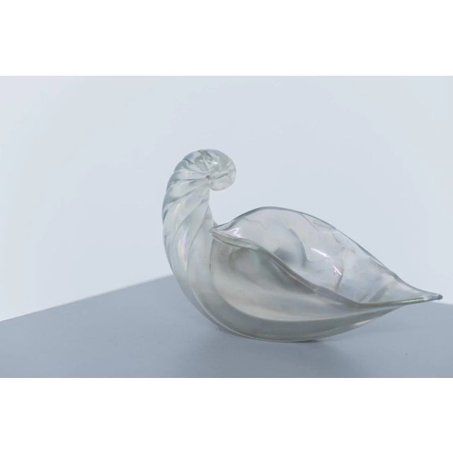 1980s Iridated Murano Glass Cornucopia by Ercole Barovier, 1930s For Sale - Image 5 of 6