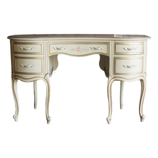 Drexel Touraine Collection Hand Painted Writing Desk For Sale