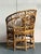 Vintage Boho Medallion Back Bamboo Brighton Pavillon Chair For Sale - Image 9 of 12