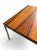 Mid-Century Modern Coffee Table with Floating Top in Walnut and Chrome-Plated Square Steel Frame, 1960s For Sale - Image 12 of 16