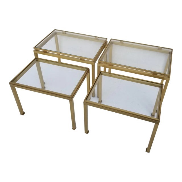 Guy Lefevre for Maison Jansen Side Table - Set of 4 For Sale