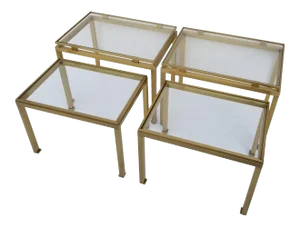 Guy Lefevre for Maison Jansen Side Table - Set of 4