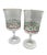 Libbey Glass Co. Set of 4 Vintage Arby's Christmas Collection Wine Goblets - A Set of 4 For Sale - Image 4 of 11
