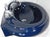 Art Deco 1999 Vintage Kohler Revival Dark Navy Blue Vitreous China Pedestal Sink With Kohler Faucet For Sale - Image 3 of 18