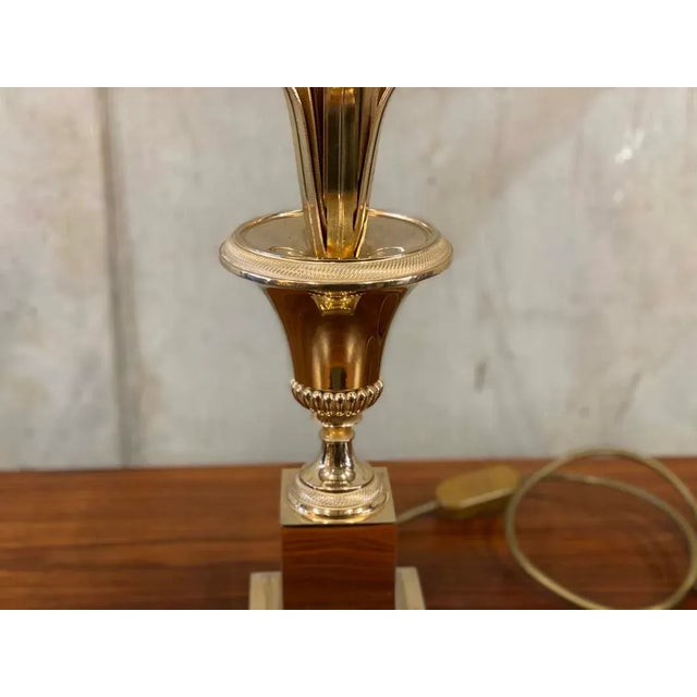 Hollywood Regency Style Palm Table Lamp from Maison Jansen, 1970s For Sale - Image 14 of 18