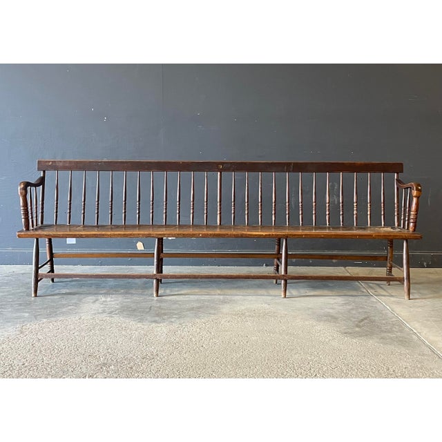 Antique Deacons Bench Chairish