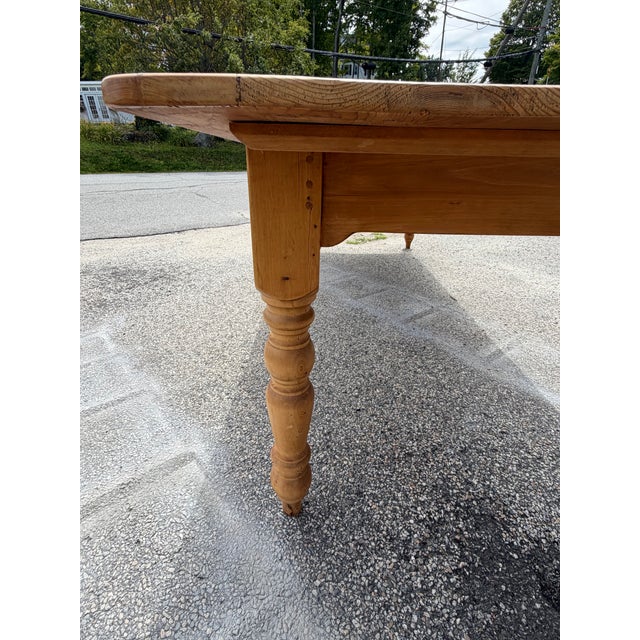 This unique table came from an estate in NH, and is now up for sale in Sunapee Harbor. This piece is a Custom Made Pine...