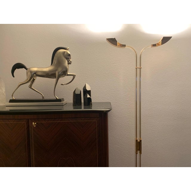 Art Deco Style Silvered Brass Etruscan Horse Sculpture For Sale In Los Angeles - Image 6 of 13