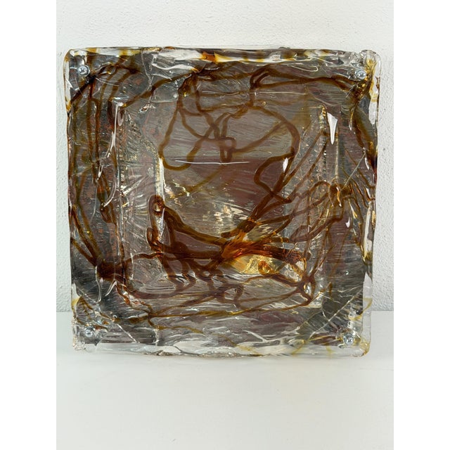 Murano Glass Wall Lamps, 1970s, Set of 2 For Sale - Image 9 of 18