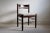 Mid-Century Modern Solid Wengé Dining Chairs, Set of 4 For Sale - Image 12 of 13