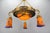 Art Nouveau French Brass Chandelier with Pâte De Verre Glass by Noverdy, 1920s For Sale - Image 9 of 18