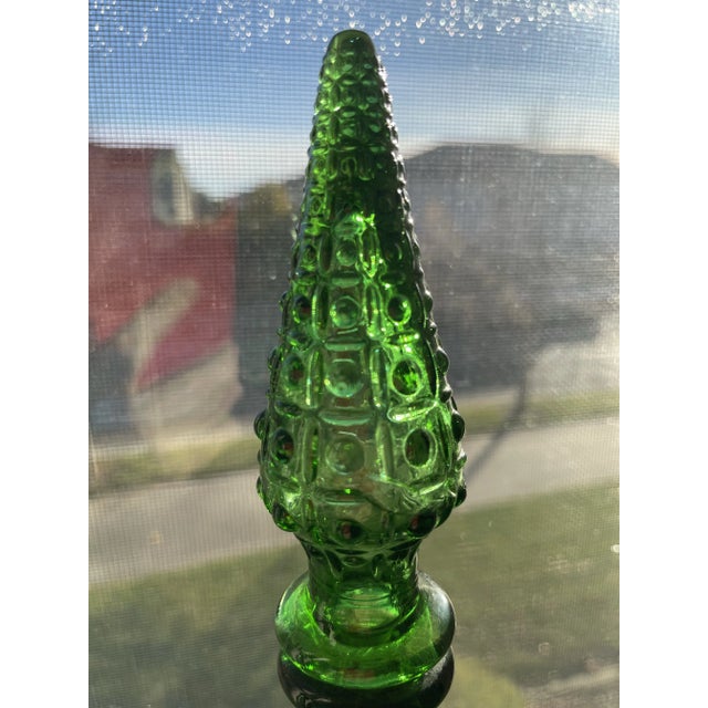 Mid-Century Modern 1960s Empoli “Aztec” Italian Mid Century Art Glass - For Sale - Image 3 of 12