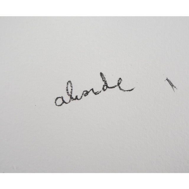 Jean COCTEAU (1889-1963) The Angel and Saint Peter Lithograph on vellum paper Signed with the artist's stamp On vellum 51...