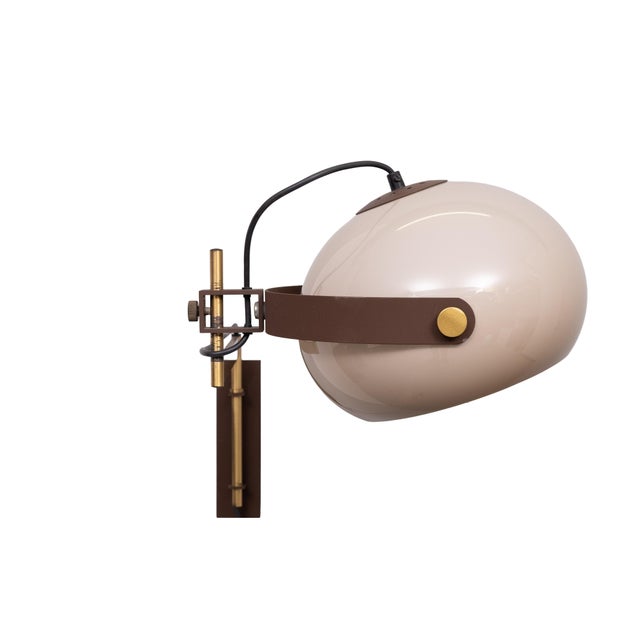 Mid-Century Modern Spring Arm Wall Lamp from Dijkstra Lampen, Holland, 1970s For Sale - Image 3 of 13