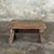 Small Occasional Stool in Upcycled Teak with Traces of Green Chrome on the Top, 1990s For Sale - Image 11 of 11