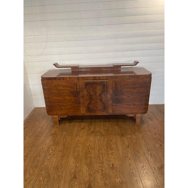 3 pieces art deco livingroom set beautiful unrestored [except the showcase top,not visible] art-deco livingroom set small...