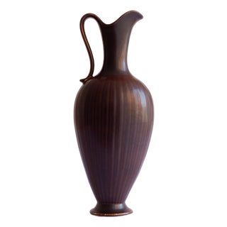 Decorative Stoneware Vase by Gunnar Nylund for Rörstrand, Sweden, 1950s For Sale