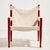 1960s Set of Model 30 Safari Lounge Chair and Ottoman by Erik Wørts for Niels Eilersen, 1960s For Sale - Image 5 of 18