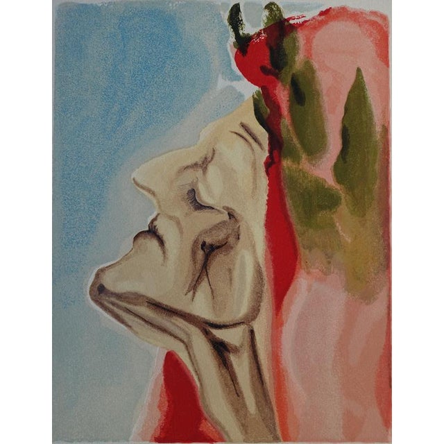 Salvador dali (1904-1989) paradise 7: dante's doubt color woodcut unsigned on bfk rives vellum 26 x 33 cm (c. 10 x 13...