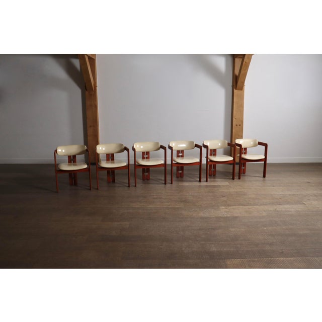 Mid-Century Modern Pamplona Chairs by Augusto Savini for Pozzi, Italy, 1965, Set of 6 For Sale - Image 3 of 18