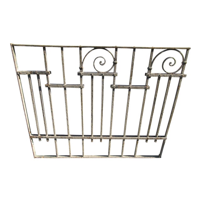 Antique Victorian Iron Gate For Sale